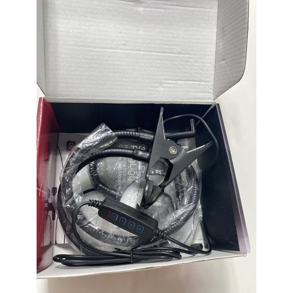 Halo Flex Duo 3.5" LED RingLight-Flex Phone Holder-Clip USB Power - New - Picture 3 of 9